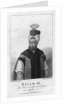Selim III, The Reigning Grand Seignor Engraving by William Nutter