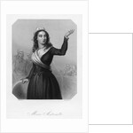 19th-Century British Engraving of Marie Antoinette by Anonymous