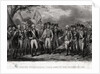 The British Surrendering Their Arms to General Washington, 1781 Engraving by J. Stephenson