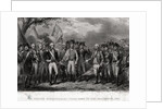 The British Surrendering Their Arms to General Washington, 1781 Engraving by J. Stephenson