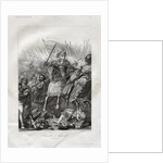 The Battle of Agnadello Engraving by A.V. Fontaine