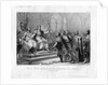 Saint Louis Mediating Between the King of England and His Barons Engraving by Jean-Mathias Fontaine