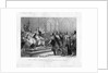 Saint Louis Mediating Between the King of England and His Barons Engraving by Jean-Mathias Fontaine