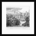 Witkind's Submission to Charlemagne in Paderborn 19th-Century Engraving by Anonymous