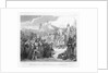 Witkind's Submission to Charlemagne in Paderborn 19th-Century Engraving by Anonymous