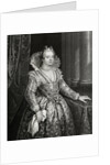 Marie de Medici Engraving by William French