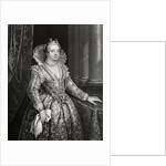 Marie de Medici Engraving by William French