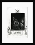 Joan of Arc in Prison Engraving from Shakespeare's Henry VI, Part I, Act V by Anonymous