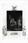Joan of Arc in Prison Engraving from Shakespeare's Henry VI, Part I, Act V by Anonymous