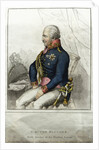 G.L. von Blucher: Field Marshal of the Prussian Forces Engraving by Anonymous