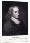 Blaise Pascal Engraving by Henry Hoppner Meyer