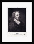Blaise Pascal Engraving by Henry Hoppner Meyer