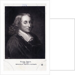 Blaise Pascal Engraving by Henry Hoppner Meyer