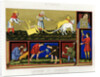 Book Illustration of People at Work in the 11th-Century by Anonymous