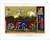 Book Illustration of People at Work in the 11th-Century by Anonymous
