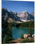 Moraine Lake and Surrounding Mountains by Anonymous