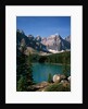 Moraine Lake and Surrounding Mountains by Anonymous