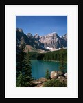 Moraine Lake and Surrounding Mountains by Anonymous