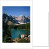 Moraine Lake and Surrounding Mountains by Anonymous