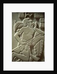 Sculpture of a Mayan Warrior by Anonymous