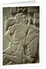 Sculpture of a Mayan Warrior by Anonymous