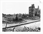 Dresden in Ruins by Anonymous
