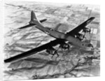 B-29 Flying Over Japan's Countryside by Anonymous