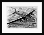 B-29 Flying Over Japan's Countryside by Anonymous
