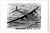 B-29 Flying Over Japan's Countryside by Anonymous