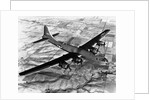 B-29 Flying Over Japan's Countryside by Anonymous