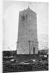 The Washington Monument Under Construction by Anonymous