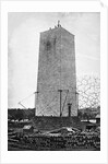 The Washington Monument Under Construction by Anonymous