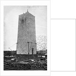 The Washington Monument Under Construction by Anonymous