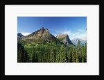Glaciated Mountain Peaks by Anonymous