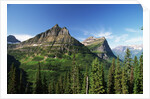 Glaciated Mountain Peaks by Anonymous