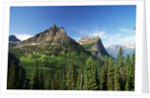 Glaciated Mountain Peaks by Anonymous