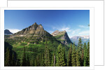 Glaciated Mountain Peaks by Anonymous