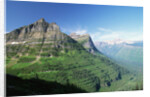 Glaciated Mountain Peaks and Valley by Anonymous