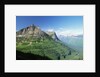 Glaciated Mountain Peaks and Valley by Anonymous