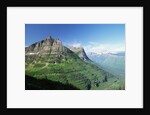 Glaciated Mountain Peaks and Valley by Anonymous