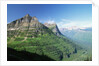 Glaciated Mountain Peaks and Valley by Anonymous