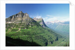 Glaciated Mountain Peaks and Valley by Anonymous