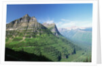 Glaciated Mountain Peaks and Valley by Anonymous