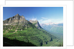Glaciated Mountain Peaks and Valley by Anonymous