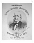 Printed Poster Invitation to Horace Greeley Presidential March by Anonymous