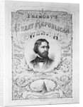 Printed Poster Advertisement for Republican Presidential Candidate John Charles Fremont by Anonymous