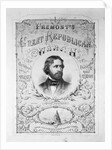 Printed Poster Advertisement for Republican Presidential Candidate John Charles Fremont by Anonymous