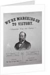Printed Poster Advertisement for James A. Garfield During His Presidential Campaign by Anonymous