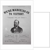 Printed Poster Advertisement for James A. Garfield During His Presidential Campaign by Anonymous