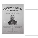 Printed Poster Advertisement for James A. Garfield During His Presidential Campaign by Anonymous